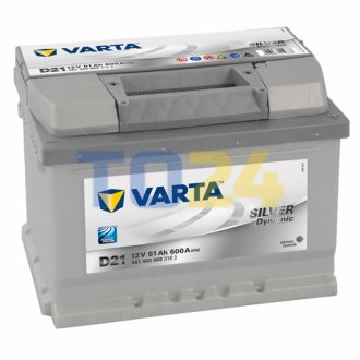 Аккумулятор   61Ah-12v VARTA SD(D21) (242x175x175),R,EN600 !КАТ. -10% 561400060