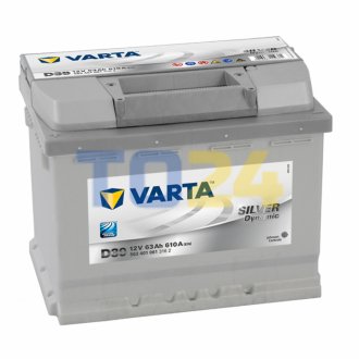 Акумулятор   63Ah-12v VARTA SD(D39) (242x175x190),L,EN610 563401061