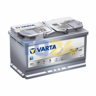 Аккумулятор   80Ah-12v VARTA Start-Stop Plus AGM (315х175х190), R, EN 800 580 901 080