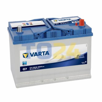 Аккумулятор   95Ah-12v VARTA BD(G7) (306х173х225),R,EN830 Азия 595 404 083