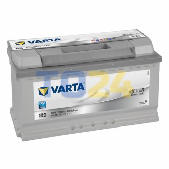 Аккумулятор  100Ah-12v VARTA SD(H3) (353x175x190),R,EN830 600 402 083