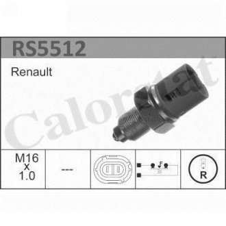 VERNET RENAULT Выключатель света заднего хода 21,25,Trafic RS5512