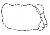 Прокладка клапанной крышки резиновая VICTOR REINZ 71-39286-00 (фото 1)