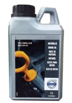 Масло моторное синтетическое Volvo "ENGINE OIL 0W-20", 1л 31392923