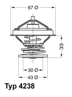 Термостат WAHLER 4238.92D