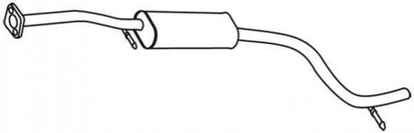 Глушник системи випуску (середній) 18739