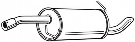 Глушник,випускна система WALKER 71398 (фото 1)