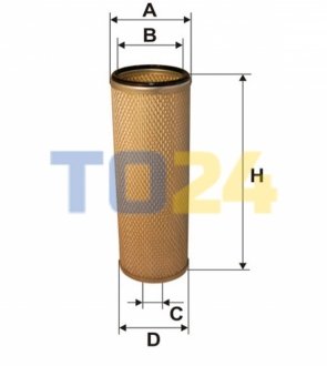 Воздушный фильтр WIX FILTERS 93343E (фото 1)