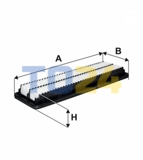 Фільтр повітряний HYUNDAI i10 II 1.0 2015- (Wix-Filtron) WIX FILTERS WA9800 (фото 1)