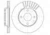 Диск тормозной перед. (Remsa) (кратно 2 шт.) Ford Fiesta Fusion 02>08 / Focus I WOKING D6575.10 (фото 1)