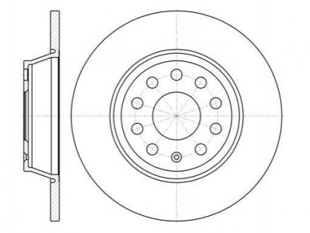 Тормозной диск (задний) D6973.00