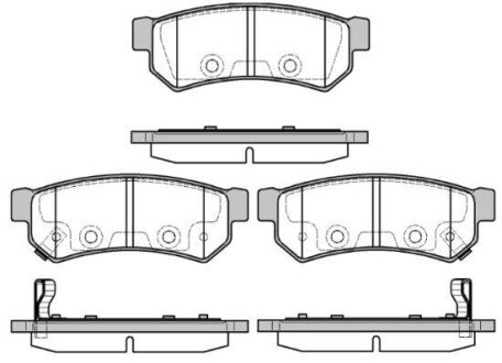 Колодки гальмівні P11483.12