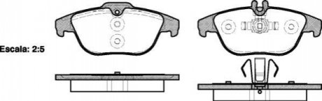 Дисковые тормозные колодки (задние) WOKING P1205300 (фото 1)