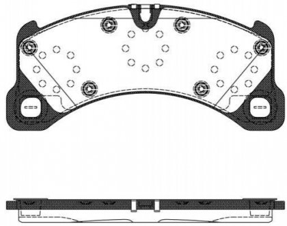 Дисковые тормозные колодки (передние) P1245350