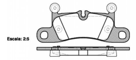 Гальмівні колодки (задні) P12793.10
