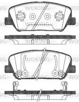 Колодки гальмівні P12983.02