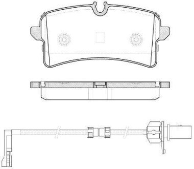 Колодки гальмівні P14053.12