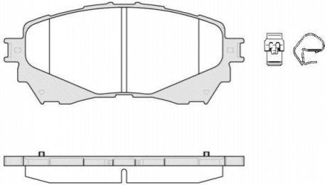 Гальмівні колодки (передні) P14383.04