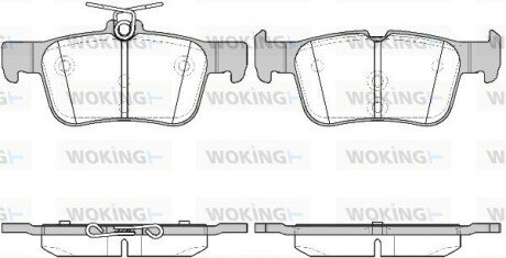 Колодки гальмівні P14513.42