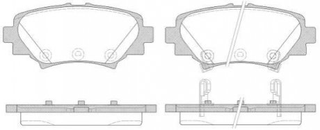 Дискові гальмівні колодки (задні) P1470302