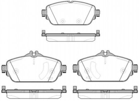 Дисковые тормозные колодки (передние) P14923.08