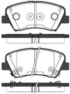 Тормозные колодки (передние) P15123.32