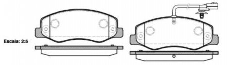 Дисковые тормозные колодки (задние) WOKING P15423.01 (фото 1)