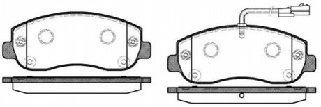 Дисковые тормозные колодки (передние) P15493.01