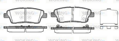 Колодки гальмівні P15583.02