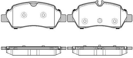 Колодки гальмівні P17053.00