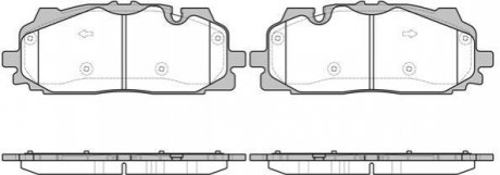 Дисковые тормозные колодки (передние) WOKING P1767300 (фото 1)