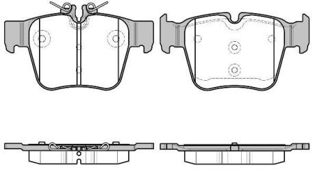 Колодки гальмівні P17973.00