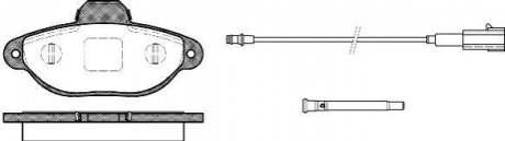 Дисковые тормозные колодки (передние) P514321