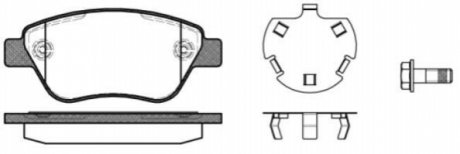 Гальмівні колодки (передні) P9583.30