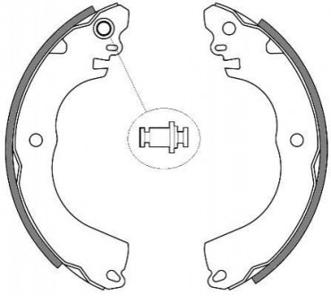 Колодки гальмівні барабанні Z4257.00