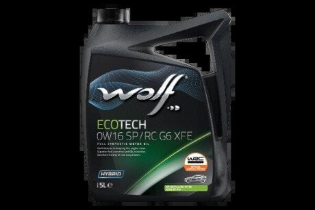 ECOTECH 0W16 SP/RC G6 XFE 5Lx4 1047250