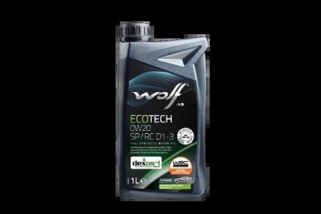 ECOTECH 0W20 SP/RC D1-3 1Lx12 1049889