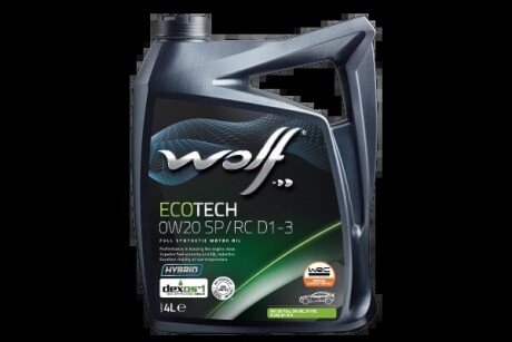 ECOTECH 0W20 SP/RC D1-3 4Lx4 1049891