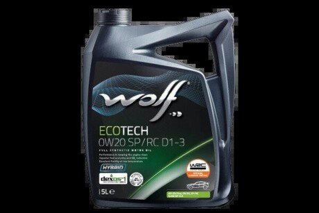 ECOTECH 0W20 SP/RC D1-3 5Lx4 1049892