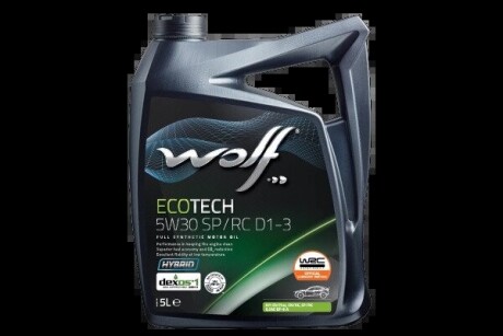 ECOTECH 5W30 SP/RC D1-3 5Lx4 1049902