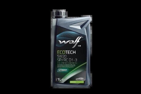 ECOTECH 5W20 SP/RC D1-3 1Lx12 1050523