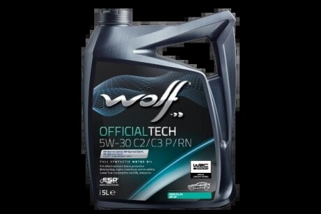 OFFICIALTECH 5W-30 C2/C3 P/RN 5Lx4 - NEW 1052550