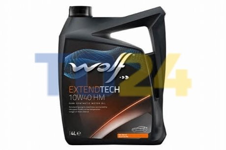 Масло моторное Wolf Extendtech HM 10W-40 (4 л) 8302213