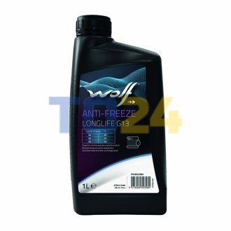 ANTI-FREEZE LONGLIFE G13 1Lx12 WOLF 8323584 (фото 1)