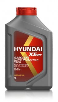Масло ДВС 5W-30 Xteer HYUNDAI бенз, Gasoline Ultra Protection SN/GF-5,   1л, синт 1011002