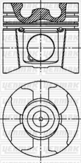 Поршень Renault Trafic/Master/Opel Vivaro 2.5CDTi (89.00mm/STD) 3104159000