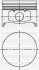 YENMAK Поршень с кольцами і пальцем  (размер отв. 79,50/ STD) RENAULT LOGAN 1.4 04- (4цл.) (K7J) 31-04169-000