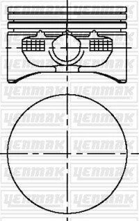 Поршень Opel Astra/Vectra/Combo 1.6i 01- (79.00mm/STD) 3104215000