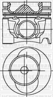 Поршень VW LT 28-35 II/28-46 2.5 TDI 99-06 (81.01mm/STD) 3104338000