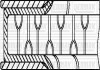 Кільця поршневі Seat Cordoba/Skoda Felicia/VW Caddy/Golf 1.4/1.6 91-09 (76.51mm/STD) (1.2-1.5-2.5) YENMAK 9109302000 (фото 3)